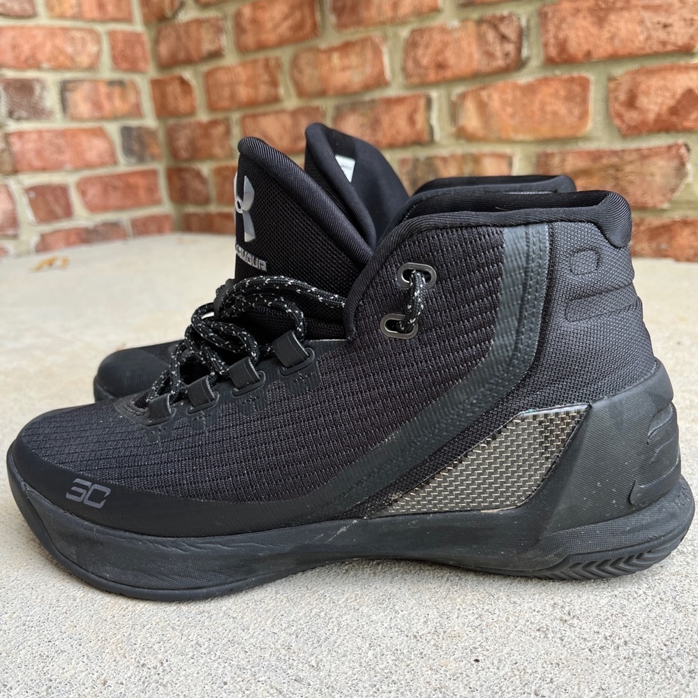 Under Armour Stephen Curry 3 Trifecta Black Size 8.5 Shoes